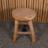 Product image 1 of the product “Chair made of teak wood with square legs model about 45cm height ”